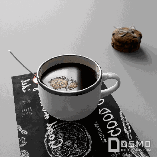 图片[1]-咖啡杯动态模型-D5模